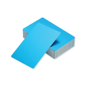 Blank AluminumBusinessCardspackof100Blue
