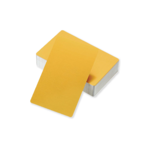 Blank AluminumBusinessCardspackof100Gold