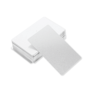 Blank AluminumBusinessCardspackof100Silver
