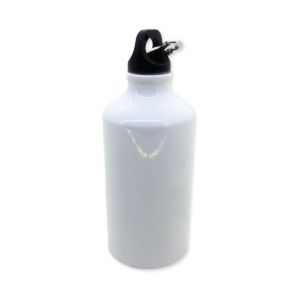Blank WhiteWaterbottlewithnormalSportcap500ml