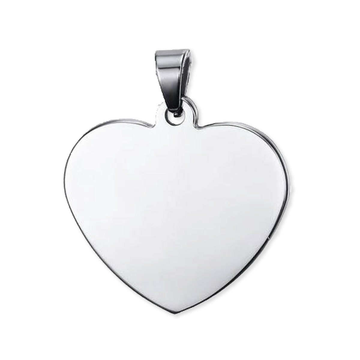 Blank ZZ TagSilverHeart45mm