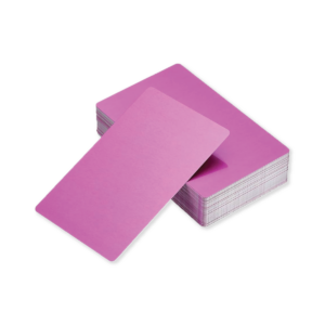 Blank AluminumBusinessCardspackof100Pink