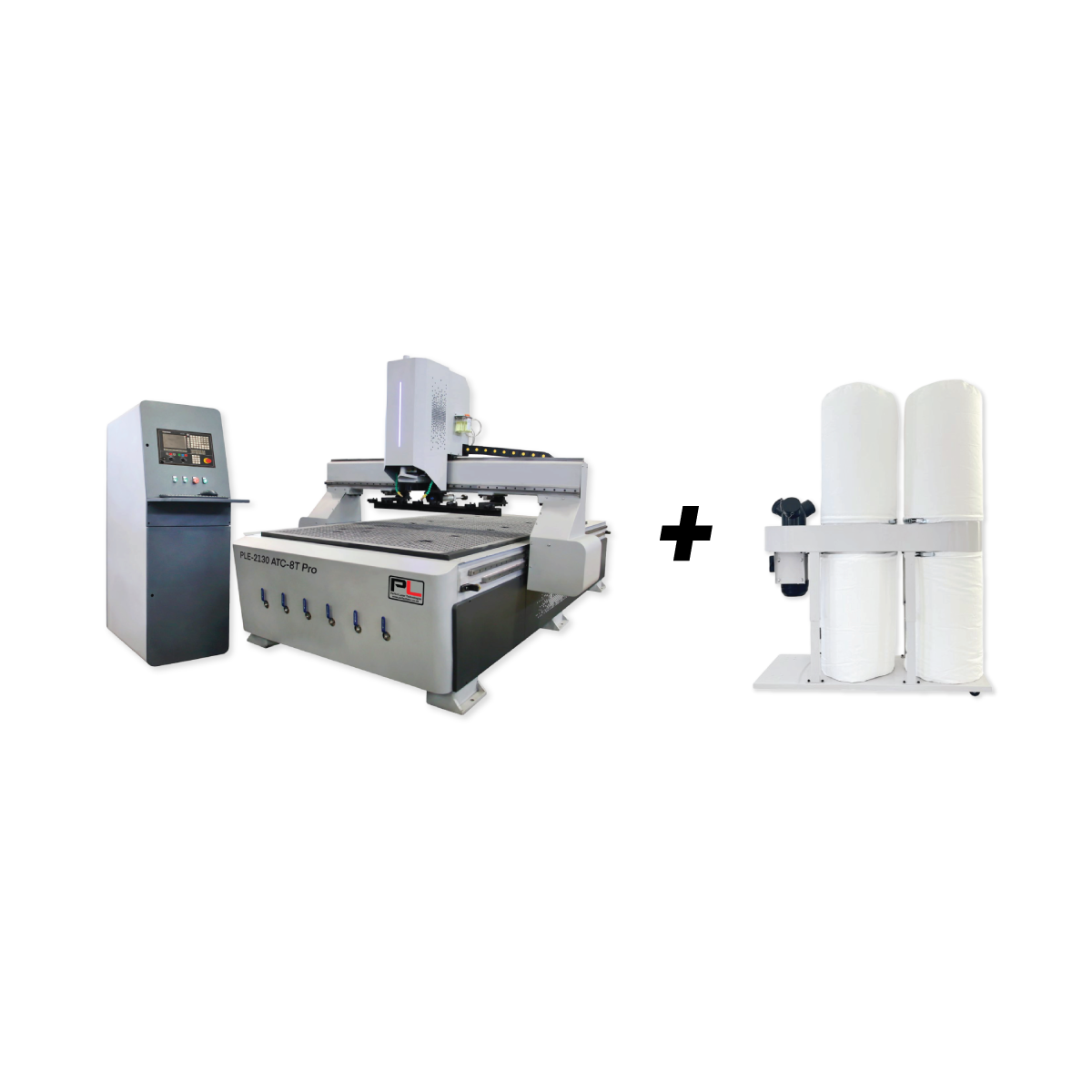 PLEComboKit2130ATC8TProVacuumBedDustCollectorDualBagMF9030 2